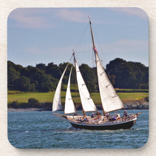Posavasos Vela en Newport, Rhode Island, EE. UU. (Frente)