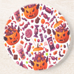 Posavasos Vela Púrpura Para Drácula Halloween Gótico