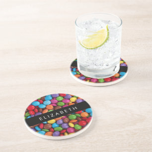Posavasos Velas coloridas, Botones de golosinas, Dulces, Tu 