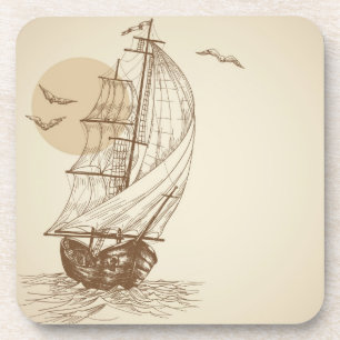 Posavasos Velero del vintage