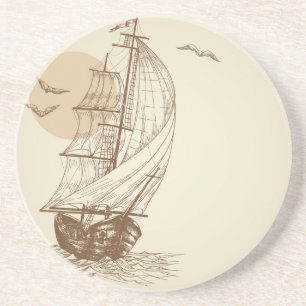 Posavasos Velero del vintage