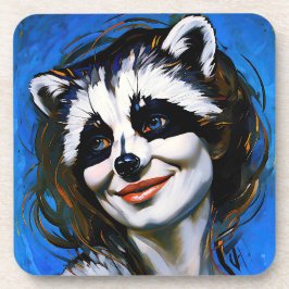 Posavasos "Velka Teyani" un tramposo de mapache