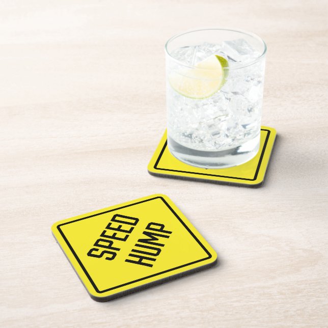 Posavasos Velocidad Hump Hard Plastic Coaster (Lado Derecho)