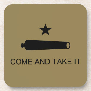 Posavasos ¡Ven Y Tómalo! Bandera de batalla del estado de Te