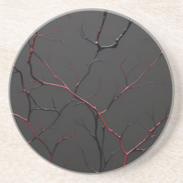 Posavasos Venas Negras y Rojas