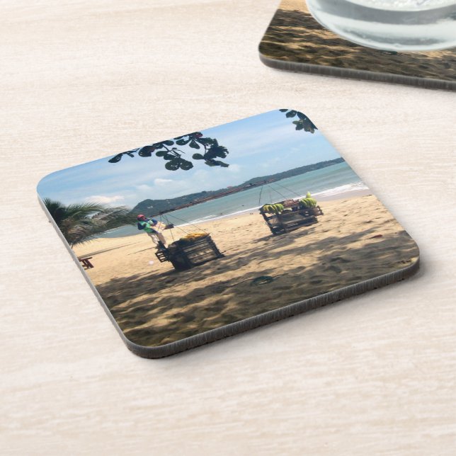 Posavasos Vendedores de playa... Playa Lamai, isla Koh Samui (Lado Izquierdo)