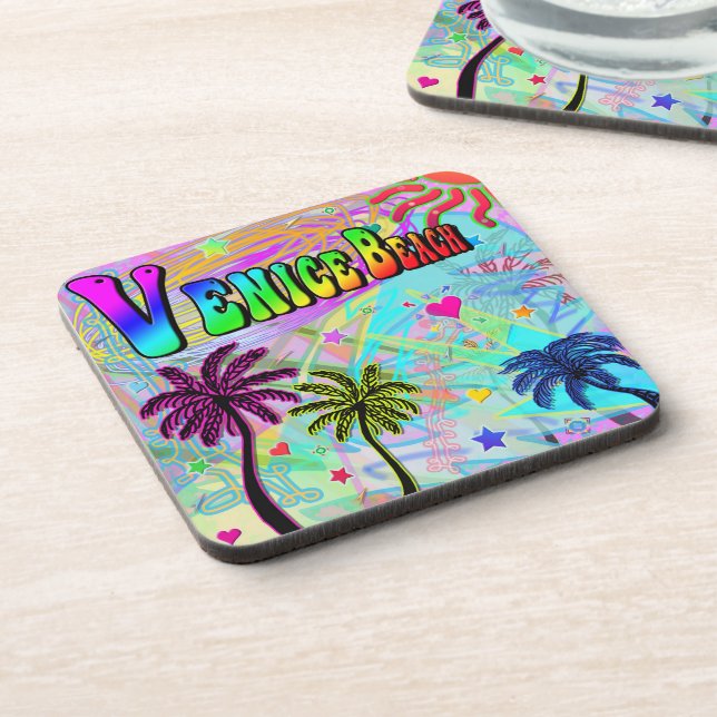 Posavasos Venecia Beach Vivid Romance Coaster (Lado Izquierdo)
