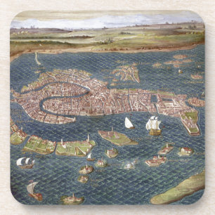 Posavasos VENECIA: MAPA, siglo XVI