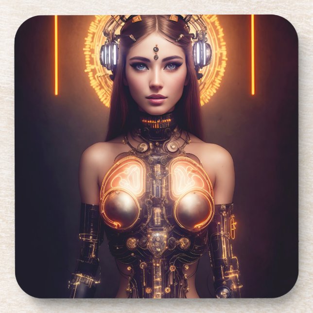 POSAVASOS VENUS GLOWING CYBORG ROBOT (Frente)