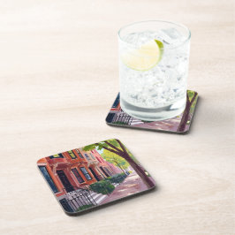 Posavasos Verano en Boston | Brownstones de Massachusetts