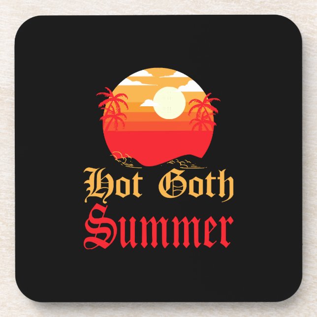 Posavasos verano gótico caliente (Frente)