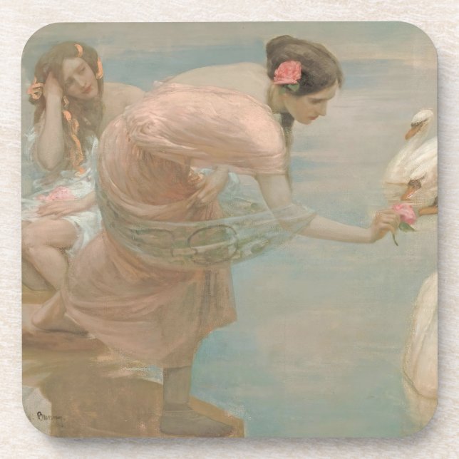 Posavasos Verano por Rupert Bunny (1897) (Frente)