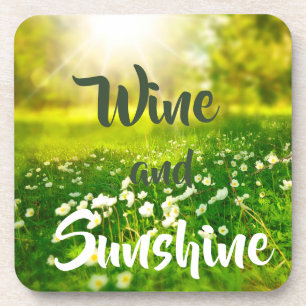 Posavasos Verano Sunshine Picnic Fun Wine