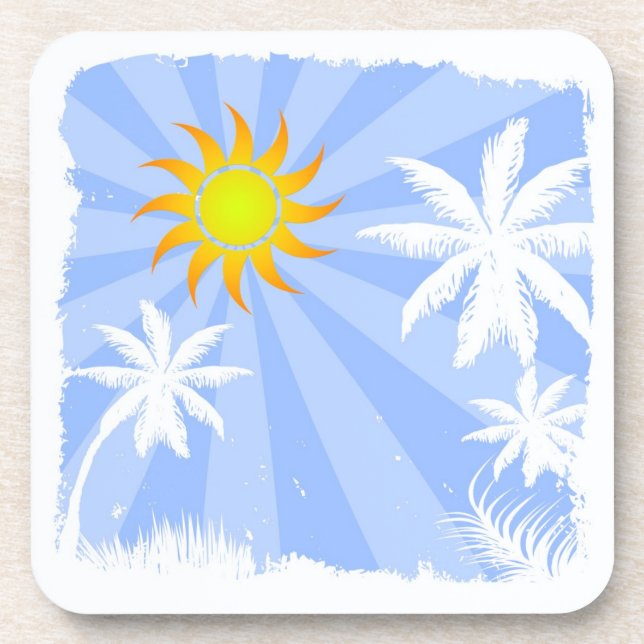 Posavasos Verano tropical (Frente)