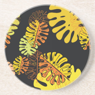 Posavasos Verano Tropical Sale Diseño de Vintage