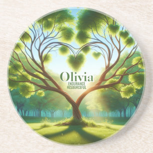 Posavasos Verde inspirador