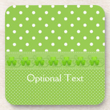 Verde, puntos y rocas