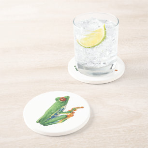 Posavasos Verde Rana