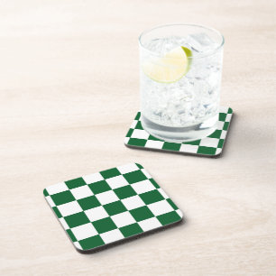 Posavasos Verde y blanco controlado