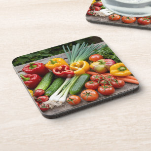 Posavasos verduras