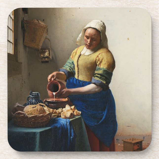 Posavasos Vermeer Las Lechadoras (Frente)