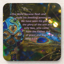 Posavasos Verso de la Biblia Azul de Victoria