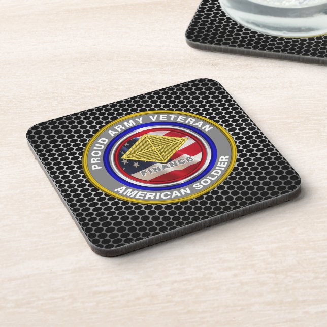 Posavasos Veterano del Cuerpo de Finanzas (Lado Izquierdo)