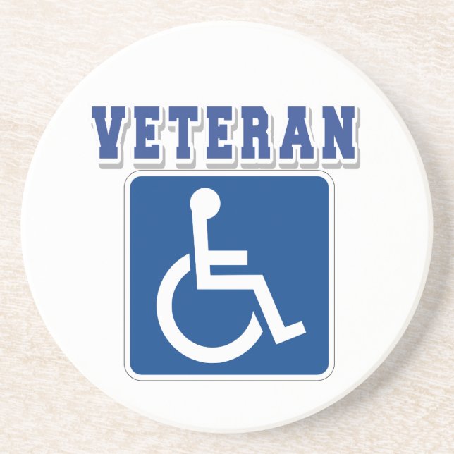 Posavasos Veterano discapacitado (Frente)