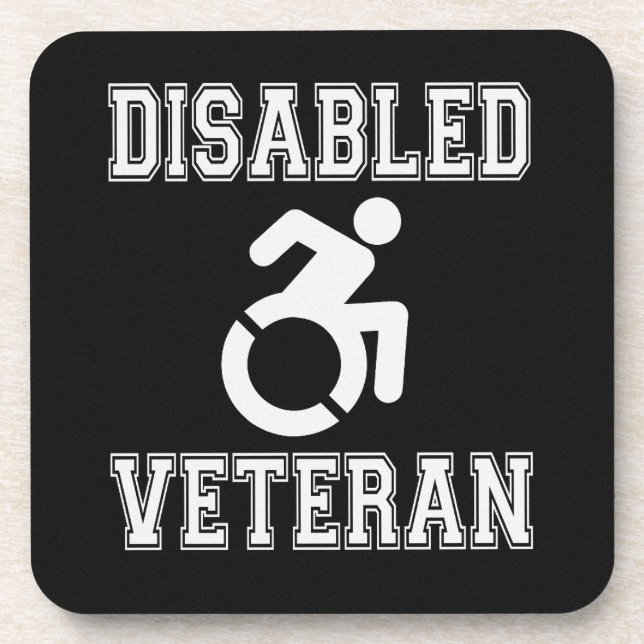 Posavasos Veterano discapacitado (Frente)