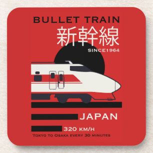 Posavasos Viaja en Japón Bullet Train Shinkansen