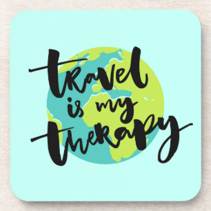 Posavasos Viajar es mi terapia