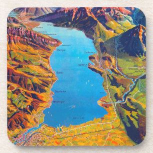 Posavasos Viaje al lago de Thun Suiza