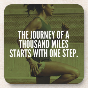 Posavasos Viaje De Mil Millas - Inspiración De Trabajo