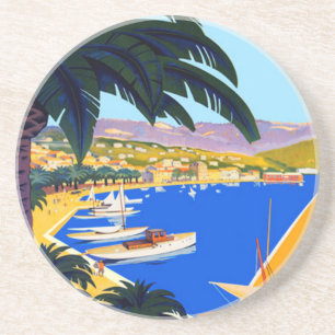 Posavasos Viaje en la Costa Azul