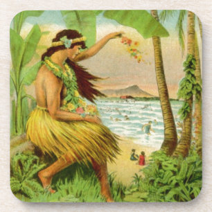 Posavasos Viajes de estilo hawaiano