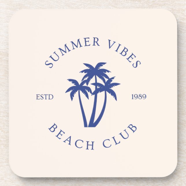 Posavasos Vibraciones de Verano (Frente)