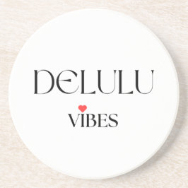Posavasos Vibraciones Delulu, Regalo de cita estética divert