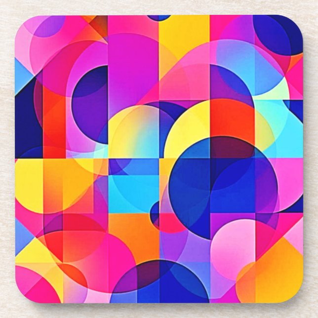 Posavasos Vibrante Dot Energy Art (Frente)