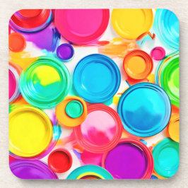 Posavasos Vibrante pintura paleta