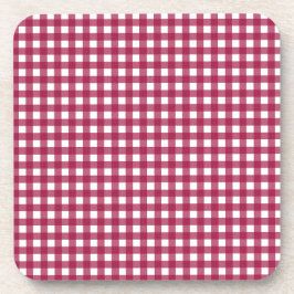 Posavasos Vichy Rouge Cerise