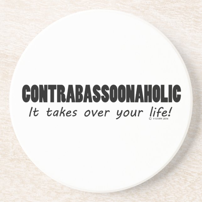 Posavasos Vida contrabasoonaholica (Frente)