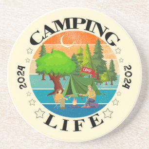 Posavasos Vida de campamento