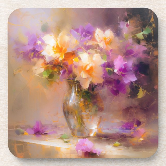 Posavasos Vida fija y delicada (Frente)