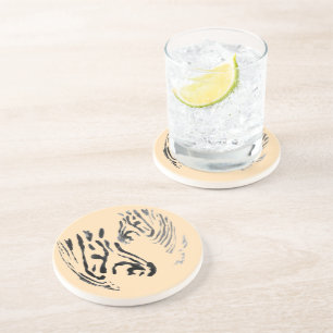 Posavasos Vida silvestre a rayas de Guay Zebras