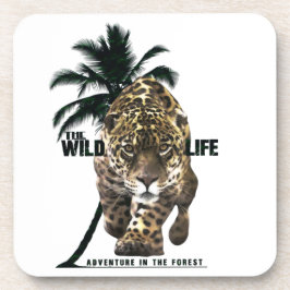 Posavasos Vida silvestre, aventuras en el botón de camiseta