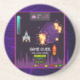 Posavasos Videogaming Purple