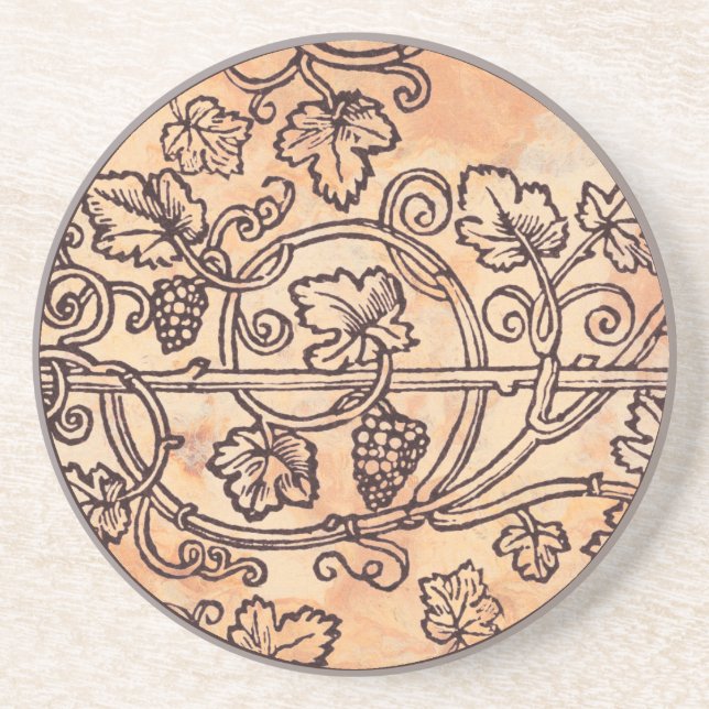 Posavasos Vides y uvas (Frente)