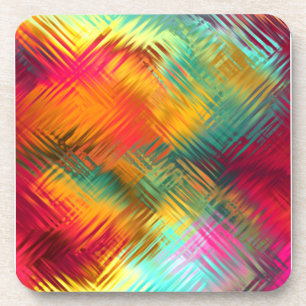 Posavasos Vidrio arco iris templado