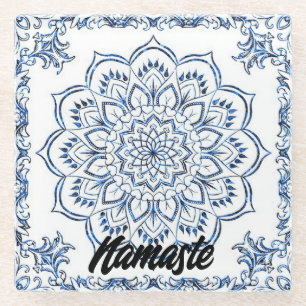 Posavasos   Vidrio   Blue Mandela   Sala de estar 