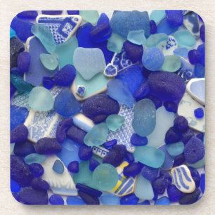 Posavasos Vidrio del mar, vidrio de la playa, prácticos de